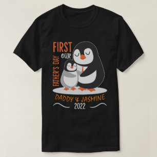 Camiseta Pinguim Personalizado RD Pai e Filha