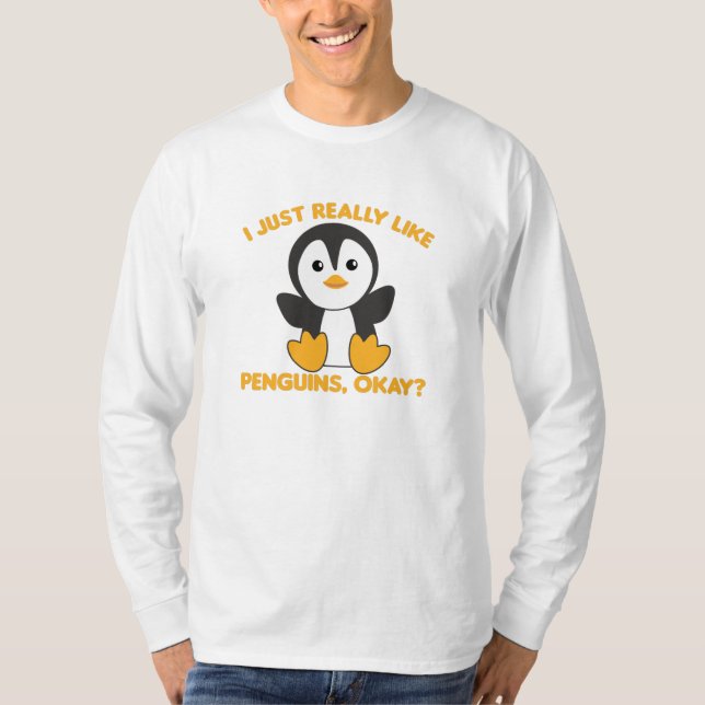 Camiseta Pinguim Pinguim-Pinguim-Pinguado-Pinguim-Animal Pi (Frente)