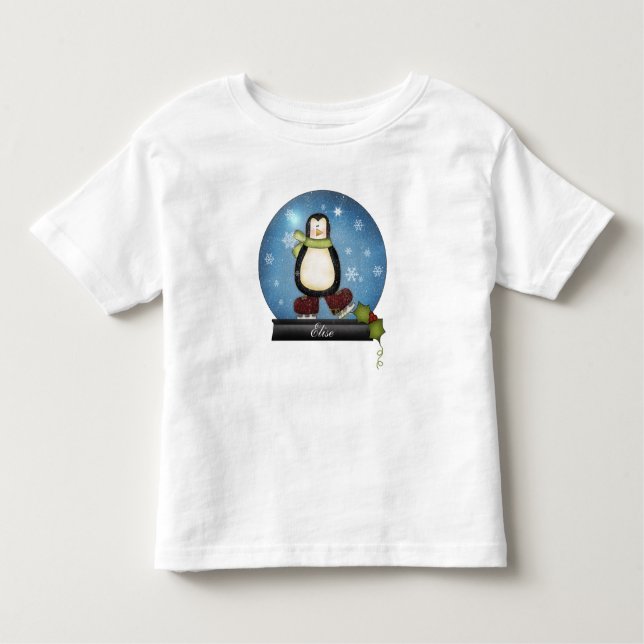 Camiseta Pinguim Pinguim Pinguim Pinguim Caçador de Gelo (Frente)