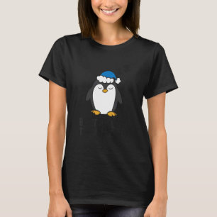 Camiseta Pinguim preguiçoso Tardy Melhor Tarde Do Que Nunca