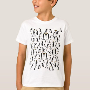 Camiseta Pinguim preto e branco
