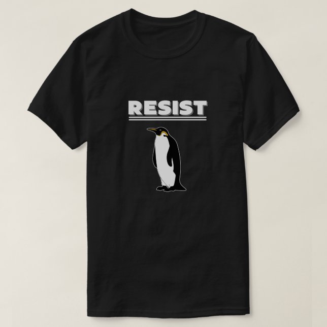 Camiseta pinguim resistente (Frente do Design)