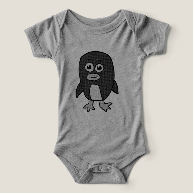 Camiseta Pinguim Retro (Design frontal)