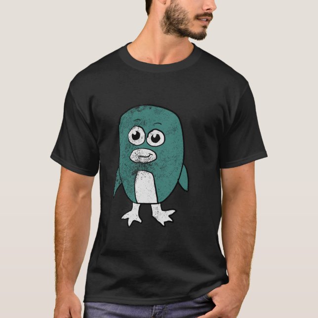 Camiseta Pinguim Retro (Frente)