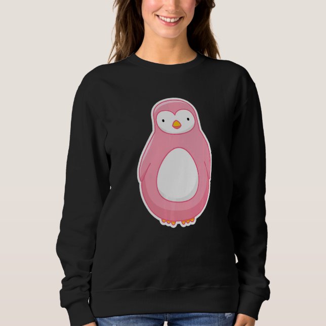 Camiseta Pinguim Rosa (Frente)