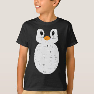 Camiseta Pinguim Rosto Figurino Homens Bichinhos Mulheres G