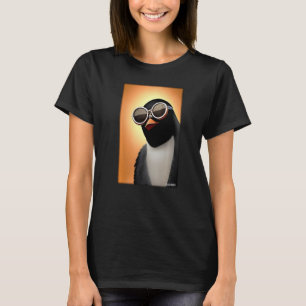 Camiseta Pinguim-Sol Pássaros Selvagens Aves do Mar do Sul