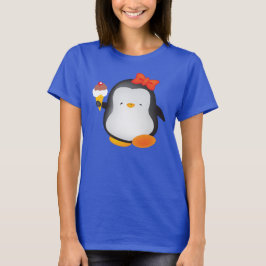 Camiseta pinguim sorvete