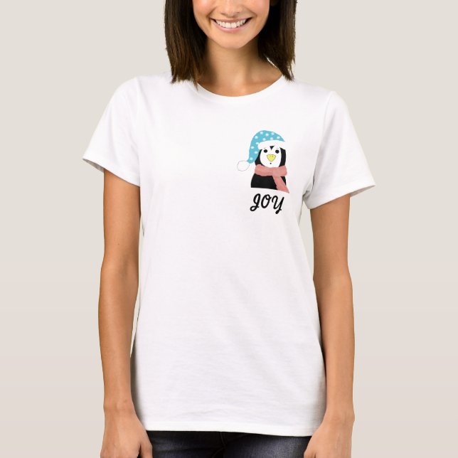 Camiseta Pinguim surpreso (Frente)