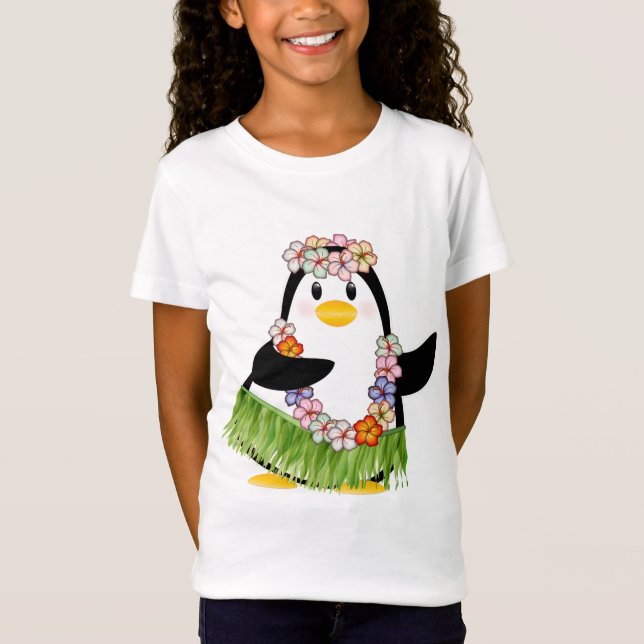 Camiseta Pinguim tropical (Frente)