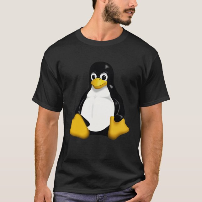 Camiseta Pinguim Tux Linux (Frente)