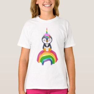 Camiseta Pinguim unicórnio
