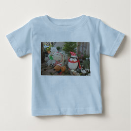 Camiseta Pinguim, urso polar e renas de brinquedos de féria