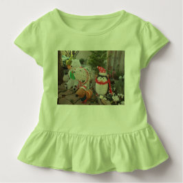 Camiseta Pinguim, urso polar e renas de brinquedos de féria