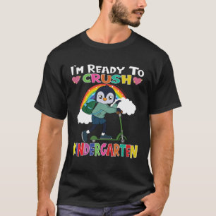 Camiseta Pinguin com Patinete Estou pronto para esmagar o j