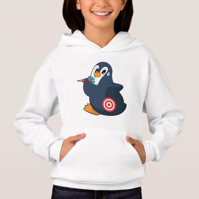 Camiseta Pinguin Darts Dart Dartboard (Frente)