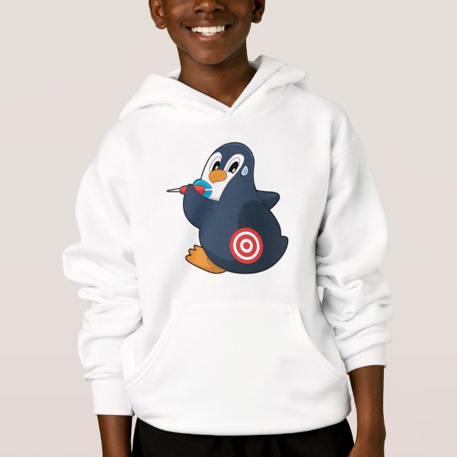 Camiseta Pinguin Darts Dart Dartboard (Frente)