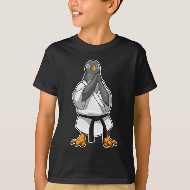 Camiseta Pinguin Karate Artes Marciais (Frente)