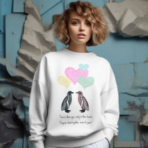 Camiseta Pinguin Love: Parceiro Yoga Gift Chakra Heart