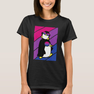 Camiseta Pinguin Pride Bisexual Flag Lgbtq Proud Ally Prid