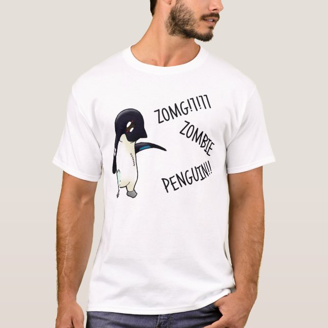 Camiseta Pinguin Zumbie (Frente)