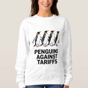 Camiseta Pinguins Antigos Protestam Contra Tarifas Engraçad
