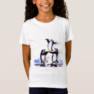 Camiseta pinguins brincalhão