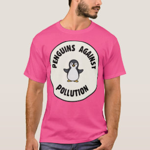 Camiseta Pinguins Contra Poluição