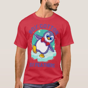Camiseta Pinguins Cute Penguin 80 Algodão 20 Penas