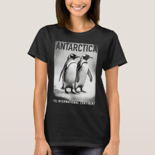 Camiseta Pinguins da Antártica O Continente Internacional