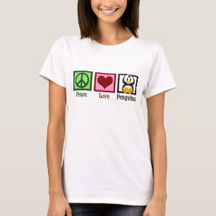 Camiseta Pinguins de Amor pela Paz