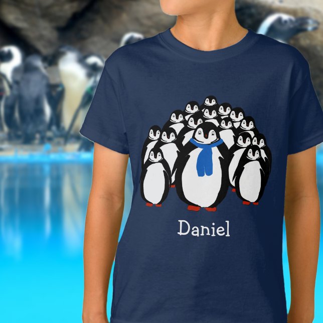 Camiseta Pinguins de Marcha Personalizados (Criador carregado)