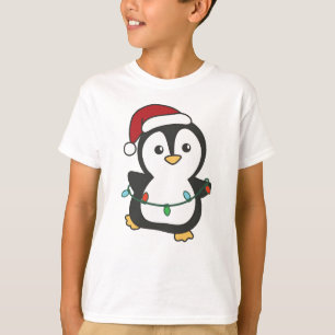 Camiseta Pinguins de Natal de Inverno Pinguins