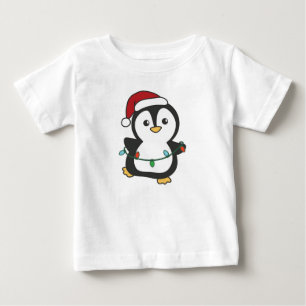Camiseta Pinguins de Natal de Inverno Pinguins