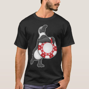Camiseta Pinguins de pôquer