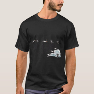 Camiseta Pinguins Engraçados Contra Buracos De Gelo Autorit