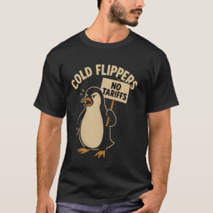 Camiseta Pinguins engraçados da Resistência protestam contr