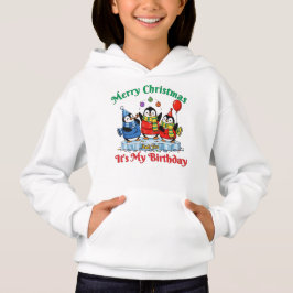 Camiseta Pinguins Engraçados, Feliz Aniversário de Natal