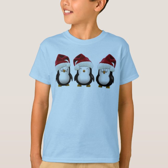 Camiseta Pinguins Felizes (Frente)