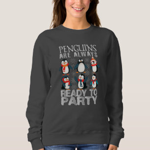 Camiseta Pinguins felizes estão sempre festejando o suor fe