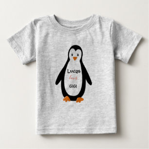 Camiseta Pinguins, Gigi e nome