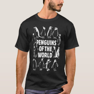 Camiseta Pinguins Jovens Do Mundo, Animais Engraçados, Pe B