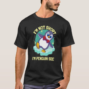 Camiseta Pinguins Não sou pequeno Sou do tamanho dos pingui
