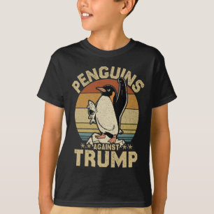 Camiseta Pinguins Pinguins Contra Pinguins Engraçados