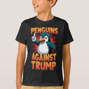 Camiseta Pinguins Pinguins Contra Pinguins Engraçados