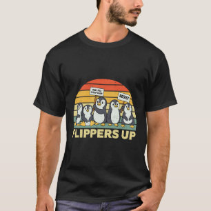Camiseta Pinguins Pinguins Contra Pinguins Engraçados