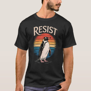 Camiseta Pinguins Resistentes Para O Ambientalista Ativista