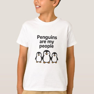 Camiseta Pinguins São Minhas Pessoas - Design De Família Pi
