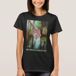 Camiseta Pinhas em um Dia de Inverno por Alfred Fox