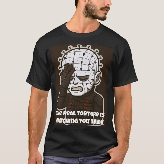 Camiseta Pinhead face palm (Frente)